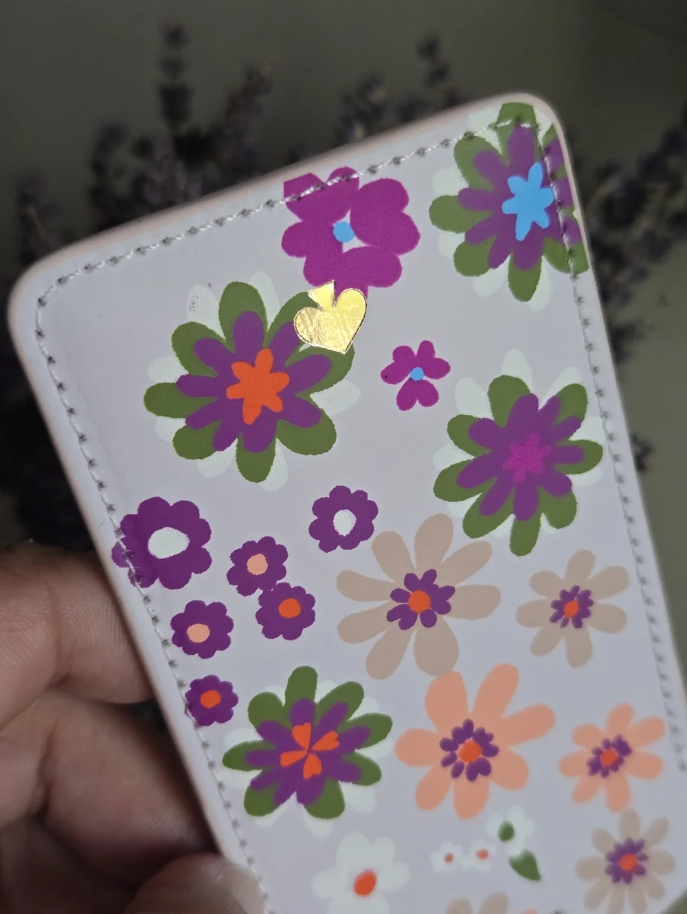 NWT Kate Spade Pacific Petals floral luggage tag
